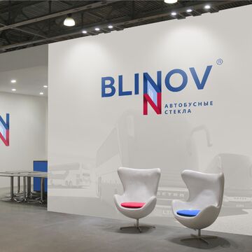 Логотип  и фирменный стиль для компании "BLINOV"