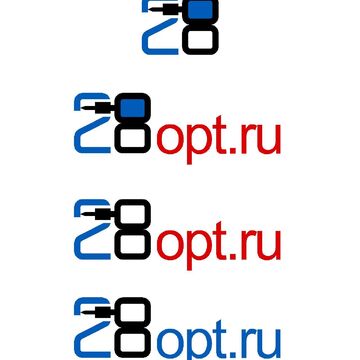 Логотип фирмы "28opt.ru"(продажа оборудования для тату)