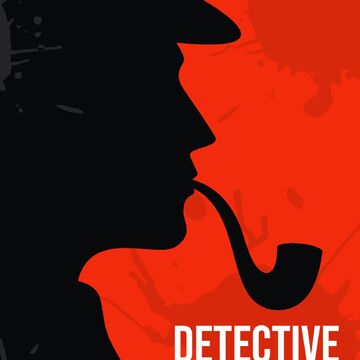 Афиша для мероприятия &laquo;Detective party&raquo;