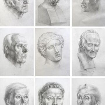 Портреты (рисунок от руки)