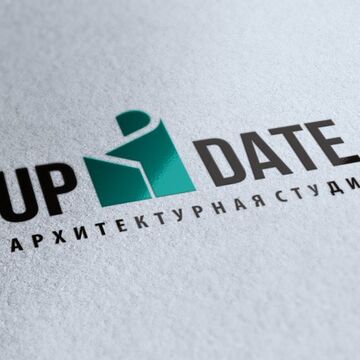 логотип для архитектурной мастерской UP2DATE