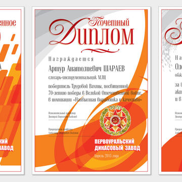 Серия наградной продукции