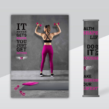 Photo wallpapers for fitness studio