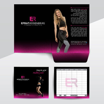 Folder&amp;Tracking card for Fitness studio