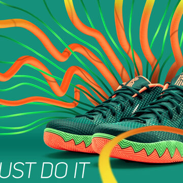 Рекламный визуал для Nike