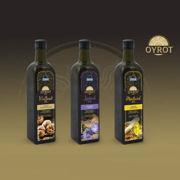 Этикетка для серии масел TM OYROT