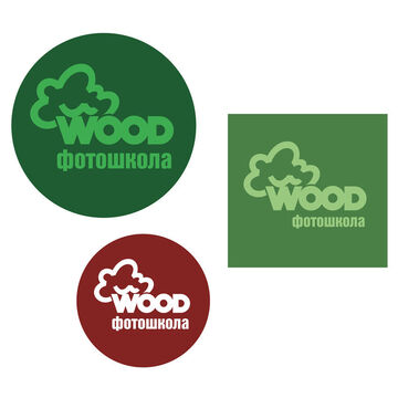 лого "фотошкола WOOD"
