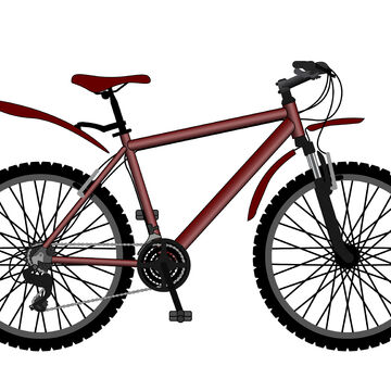 Red bike