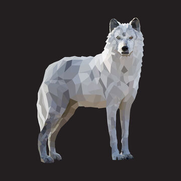 wolf lowpoly