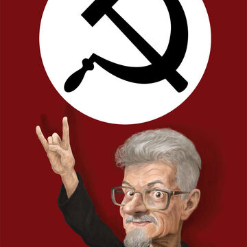 Эдуард Лимонов, шарж (цифра)