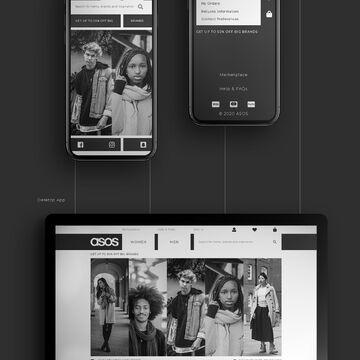 Редизайн магазина asos. Презентация