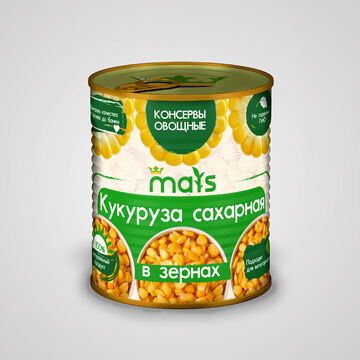 Дизайн этикетки кукурузы