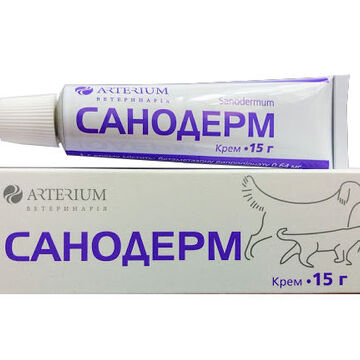 Оформление упаковки препарата Санодерм (Лекадерм)