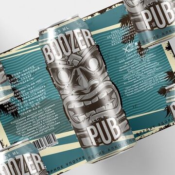 Дизайн крафтового пива "Boozer Pub"