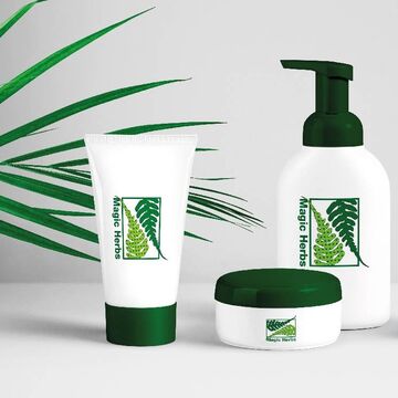 логотипа для косметических продуктов Magic Herbs