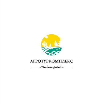 Логотип по заказу туристического комплекса АГРОТУРКОМПЛЕКС Владимирский