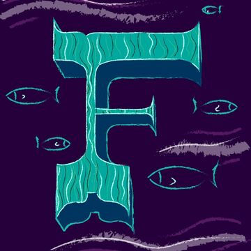 "F" для челленджа "36daysoftype"