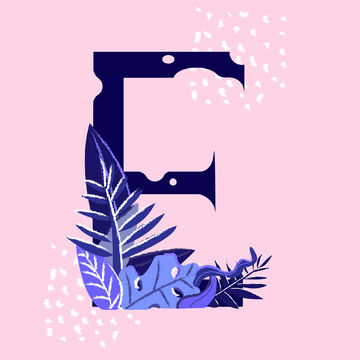 "E" для челленджа "36daysoftype"