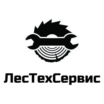 Логотип ремонт лесной техники