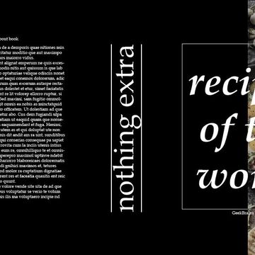 Верстка обложки кулинарной книги