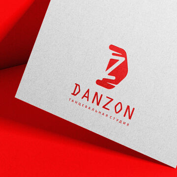 Логотип танцевальной школы "DANZON"