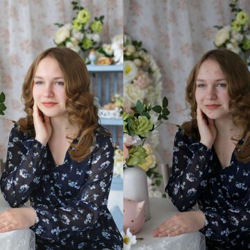 Цвето-, светокоррекция. Ретушь