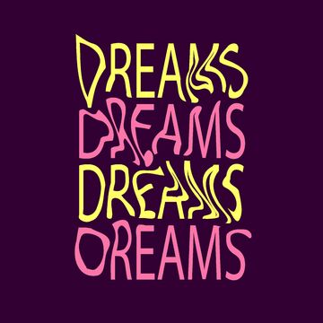 принт на футболку "DREAMS"