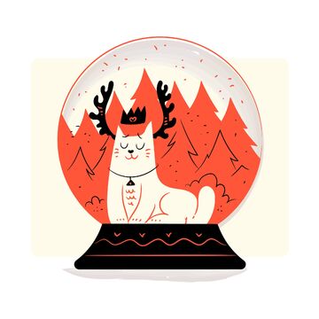 Новогодний кот