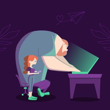 иллюстрация purple