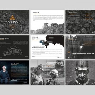 Презентация для компании &laquo;ДонУголь&raquo;