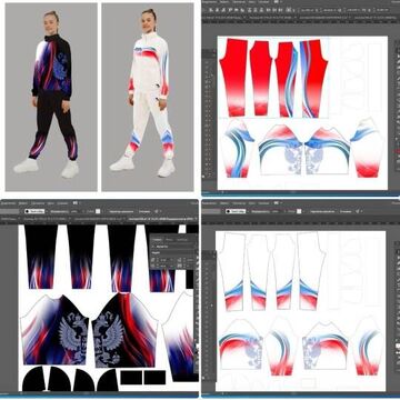этапы создания спортивного костюма