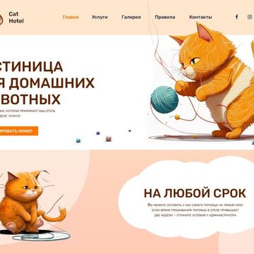 Дизайн главной страницы сайта