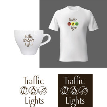 Эскиз лого компании по продаже бакалеи Traffic Ligts, 1