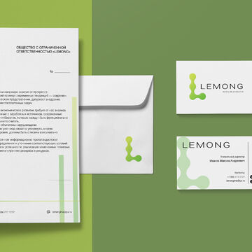 Полиграфия для компании Lemong