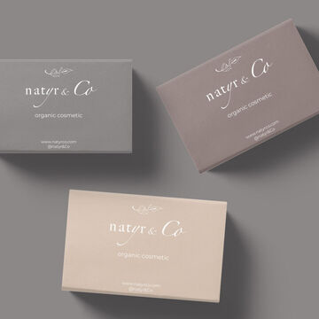 Логотип для бренда косметики natur&amp;Co. Logo cosmetics