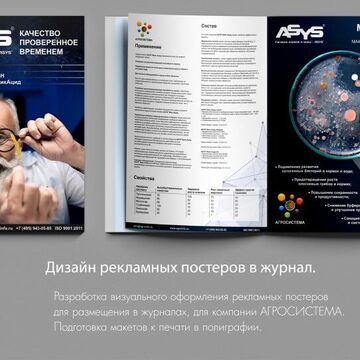 Дизайн рекламных постеров