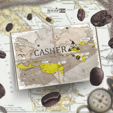 Дизайн наклейки на коробку для CASHER