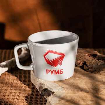 Логотип для кофейни РУМБ