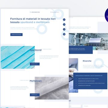 Landing Page для производителя медицинских масок