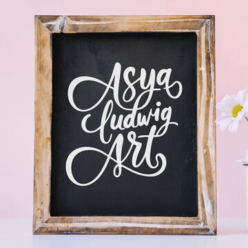 Asya Ludwig Art - Логотип для художницы