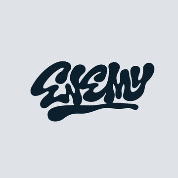 Леттеринг "Enemy"