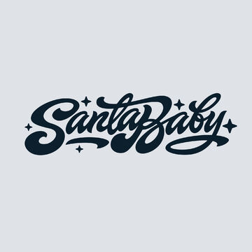 Леттеринг "Santa Baby"