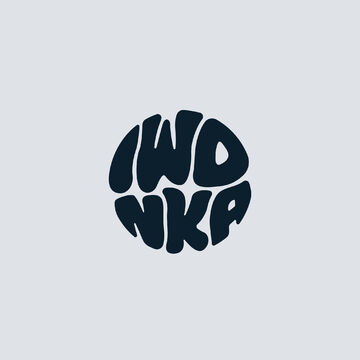 Леттеринг логотип "IWONKA"
