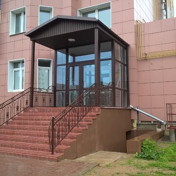 Козырек и перила