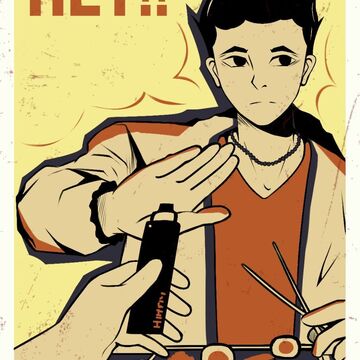 Социальный плакат &laquo;Нет Вейпам&raquo;