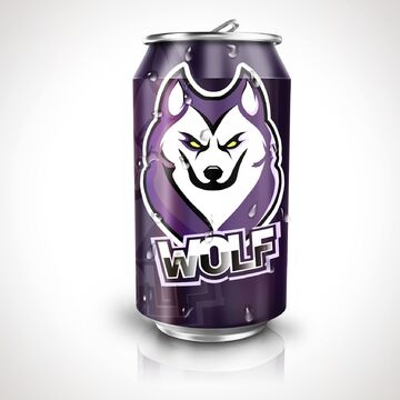 Логотип маскот "WOLF"