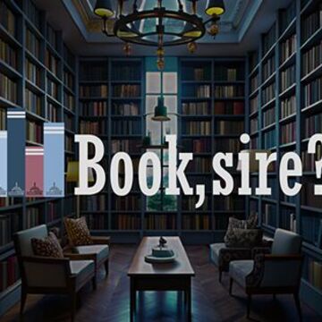 Учебная работа: "Book, sire?" логотип
