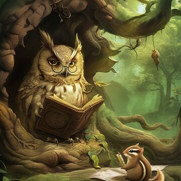 Иллюстрация к детской книге "Сказки Дальнего леса"