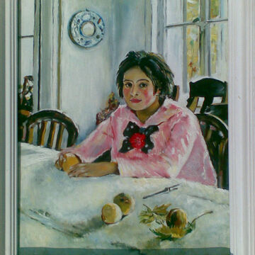В. Серов "Девочка с персиками" копия