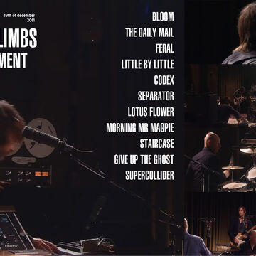 Дизайн постера выступления группы Radiohead "The King of Limbs from the Basement"